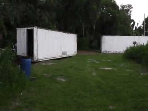 Shipping Container: Insulated, Refrigerated, Aluminum Retreat Home or Work Shop