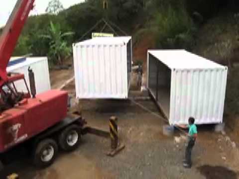 Stacking A  Shipping Container Home.mov