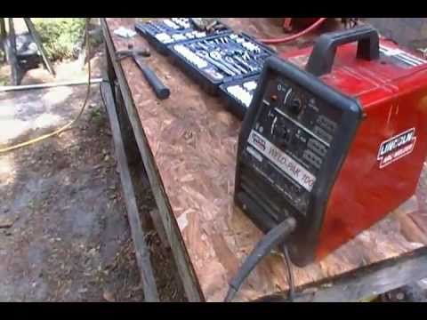 Welding with a Lincoln Mig Welder: A necessary prepping skill and lawn mower repair.